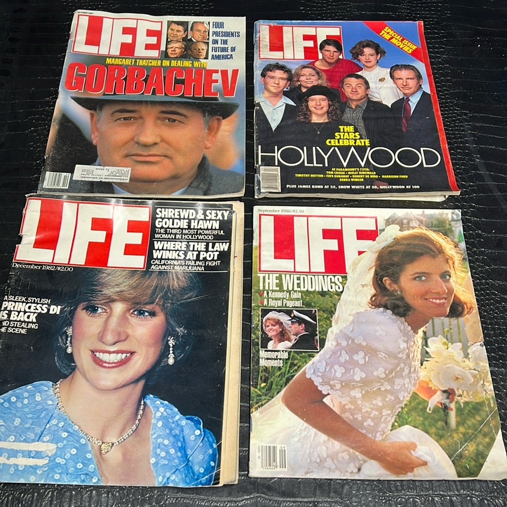 Life Magazine Vintage 4 pcs
